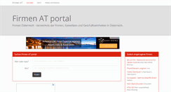 Desktop Screenshot of firmen-at.com